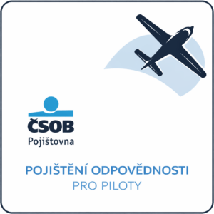 Pojištění odpovědnosti pilota-ČSOB Pojišťovna a.s. 50 000-200 000,-Kč